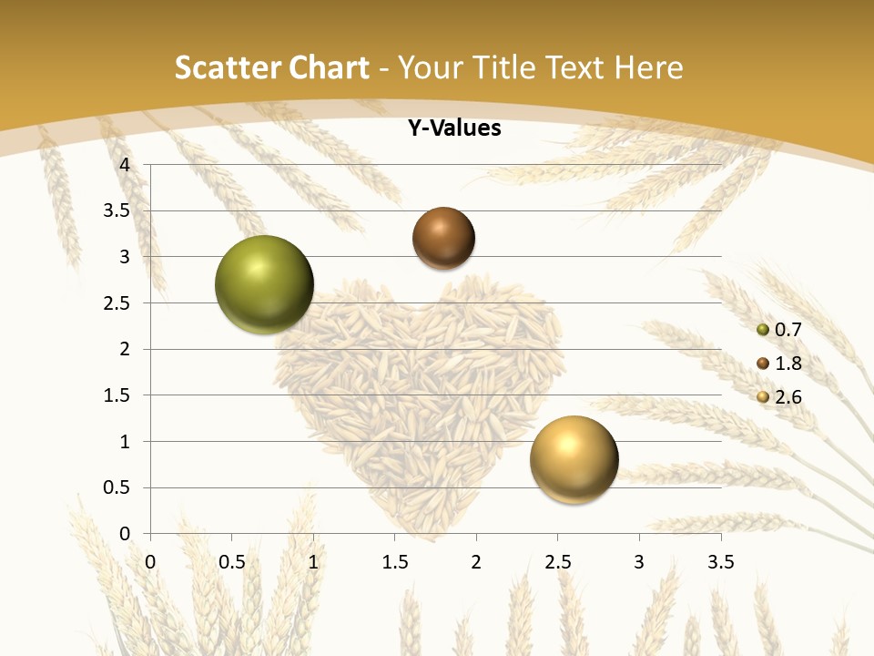 Pão E Trigo Desenho PowerPoint Template