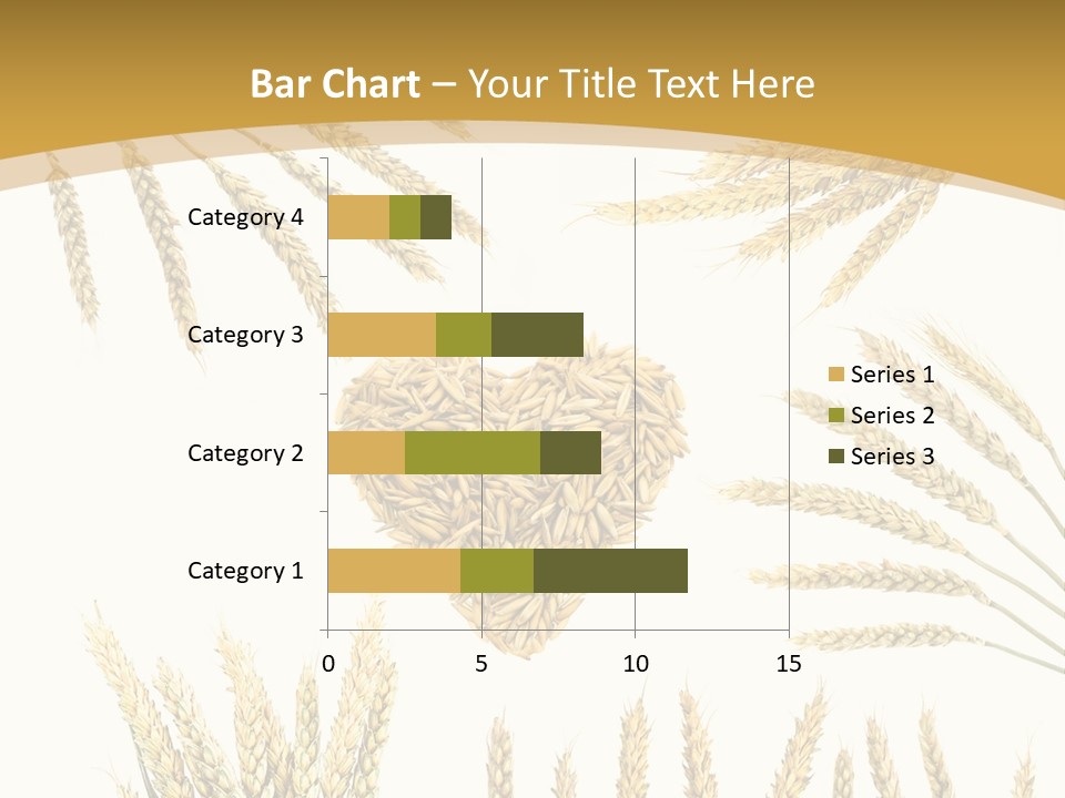 Pão E Trigo Desenho PowerPoint Template