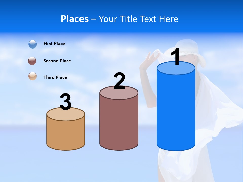 Summer Peaceful Coast PowerPoint Template