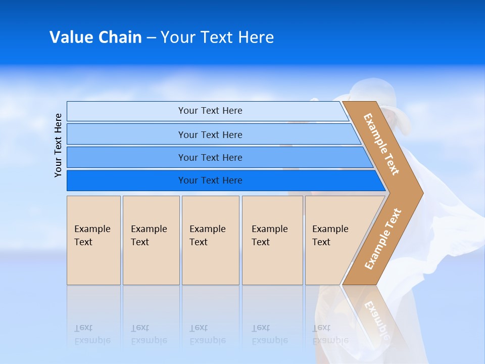 Summer Peaceful Coast PowerPoint Template