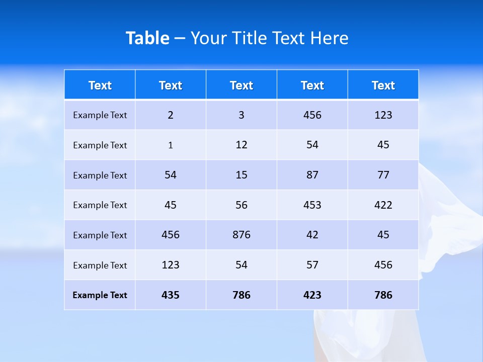 Summer Peaceful Coast PowerPoint Template
