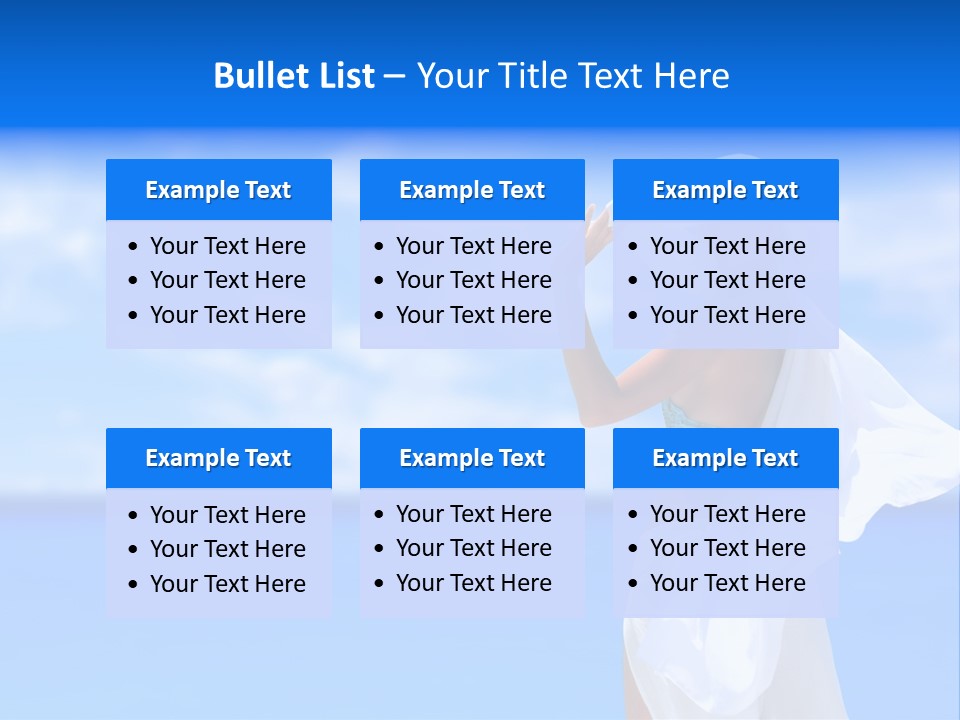 Summer Peaceful Coast PowerPoint Template