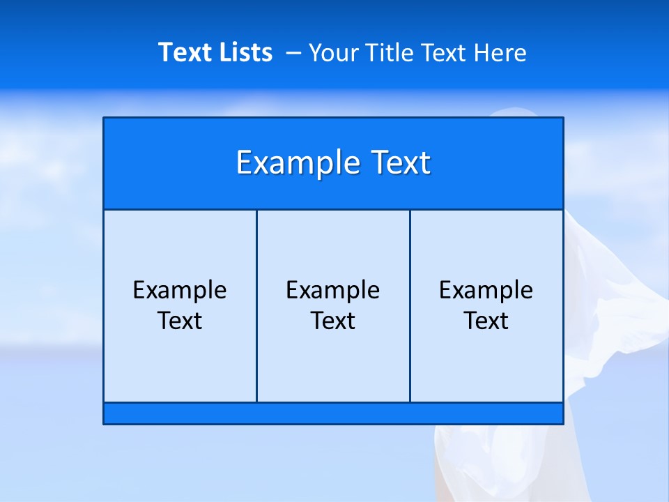 Summer Peaceful Coast PowerPoint Template