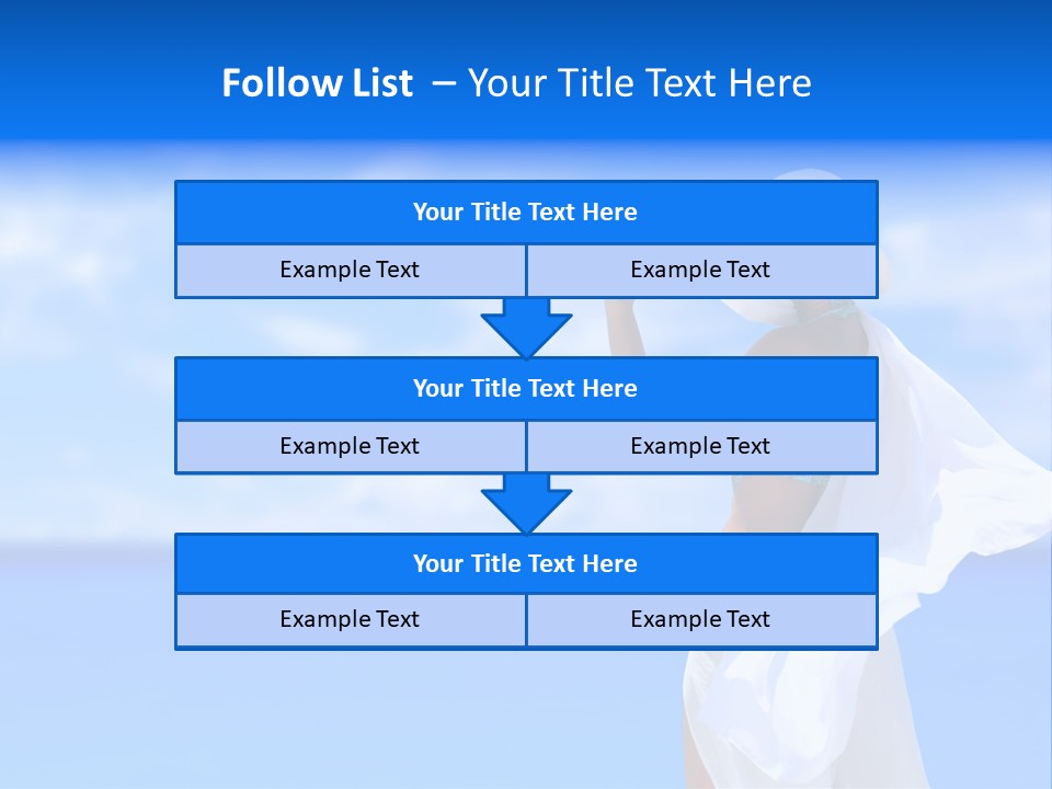 Summer Peaceful Coast PowerPoint Template