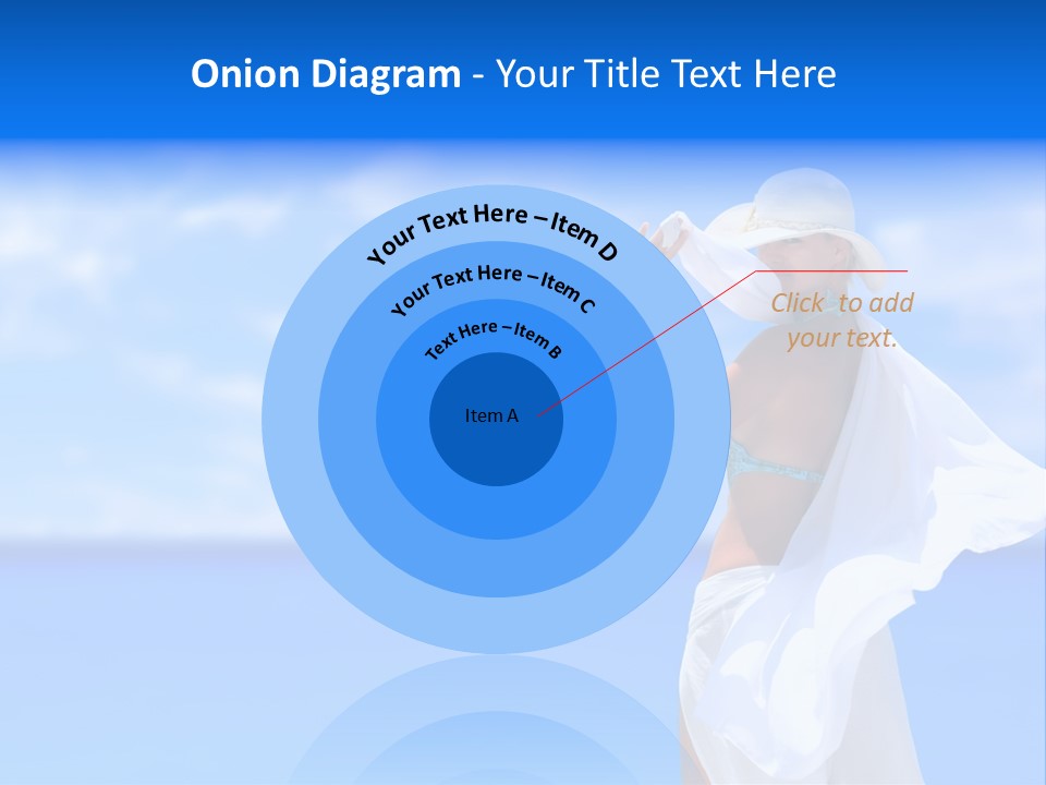 Summer Peaceful Coast PowerPoint Template