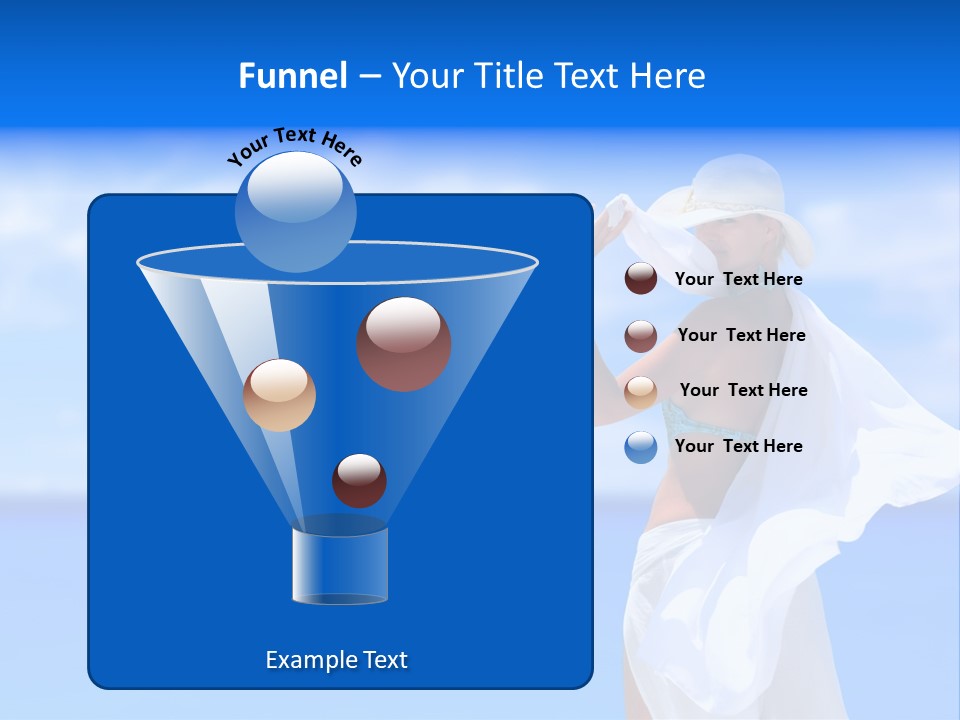 Summer Peaceful Coast PowerPoint Template