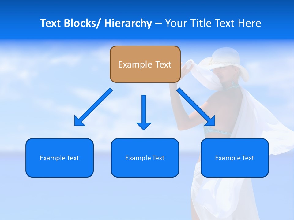 Summer Peaceful Coast PowerPoint Template