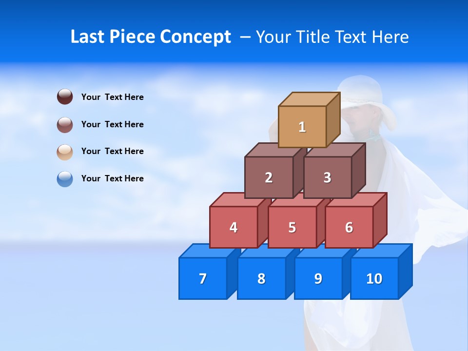 Summer Peaceful Coast PowerPoint Template