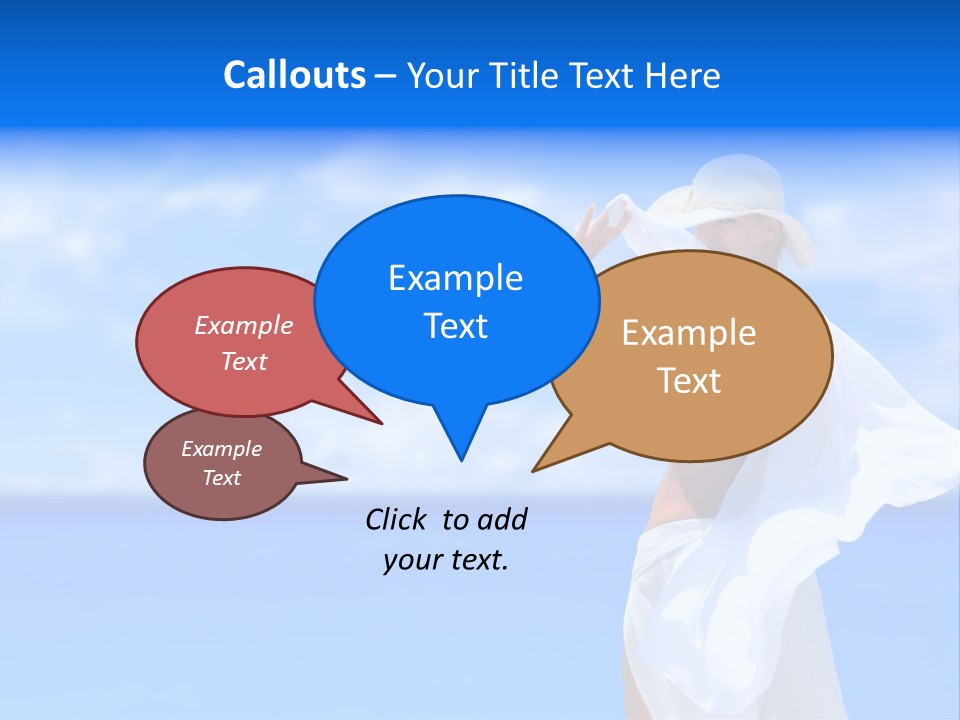 Summer Peaceful Coast PowerPoint Template