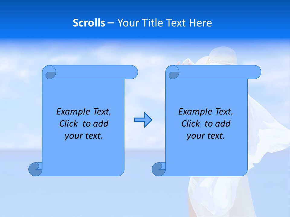 Summer Peaceful Coast PowerPoint Template