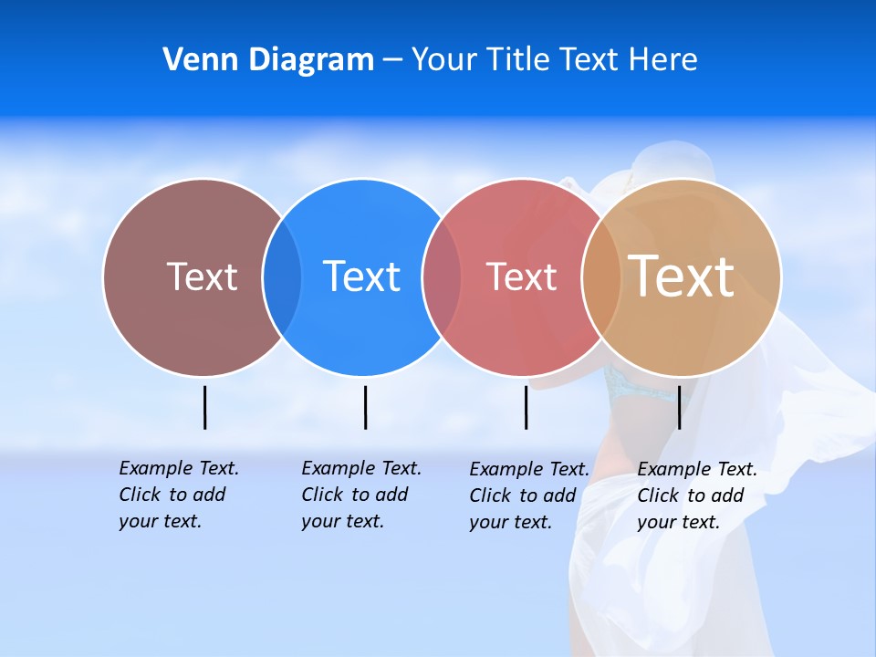 Summer Peaceful Coast PowerPoint Template