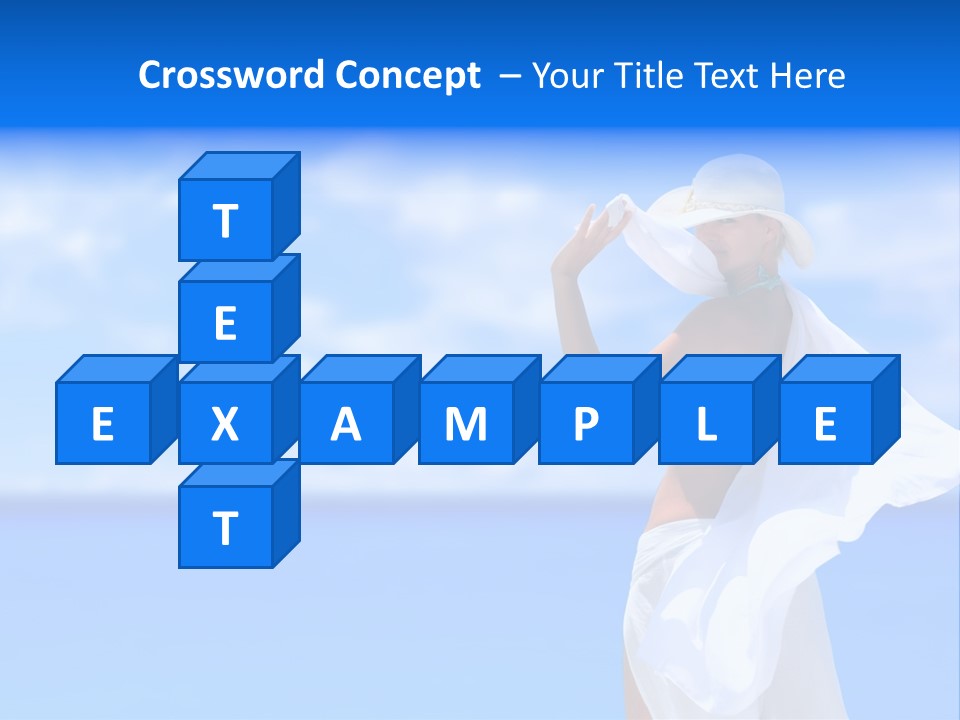 Summer Peaceful Coast PowerPoint Template