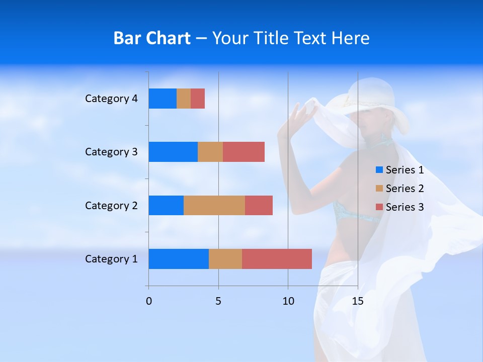 Summer Peaceful Coast PowerPoint Template