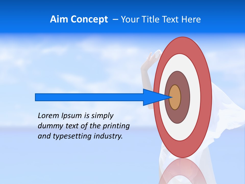 Summer Peaceful Coast PowerPoint Template