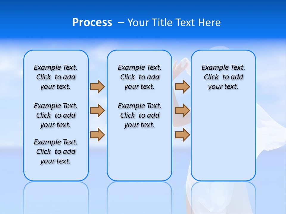 Summer Peaceful Coast PowerPoint Template