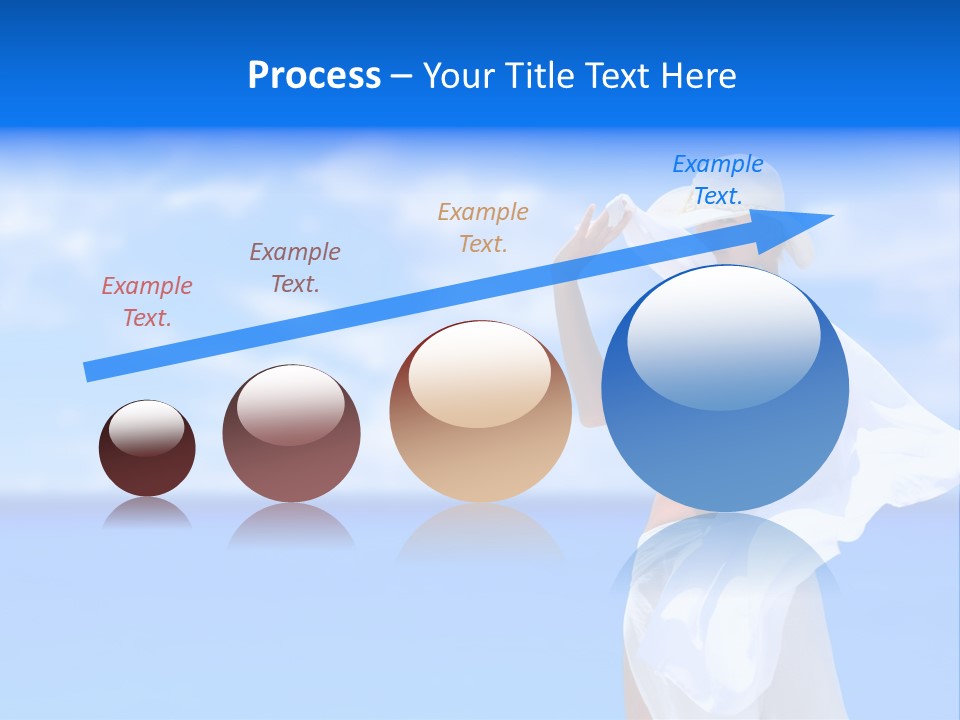 Summer Peaceful Coast PowerPoint Template