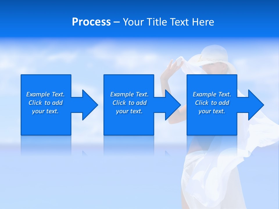 Summer Peaceful Coast PowerPoint Template