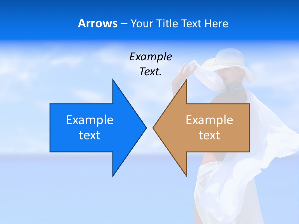 Summer Peaceful Coast PowerPoint Template