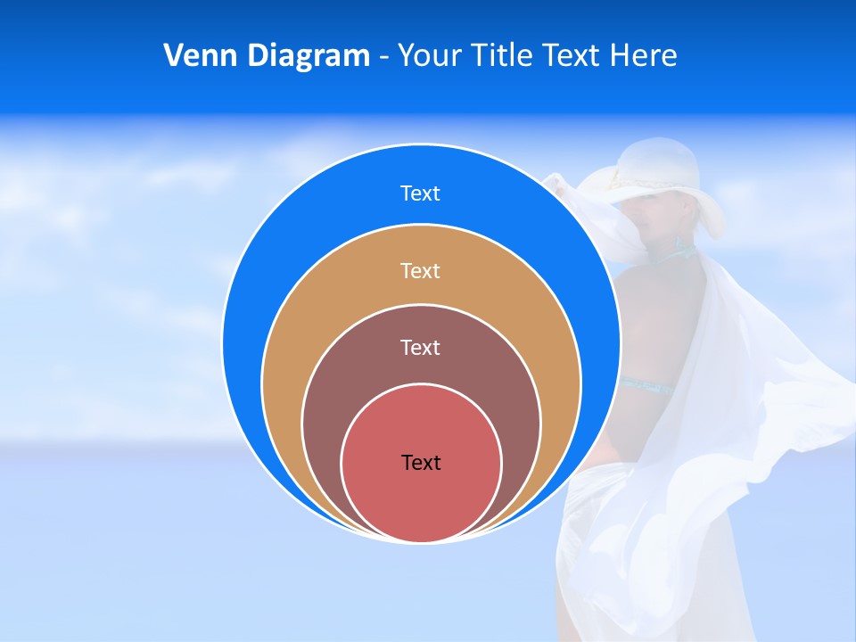 Summer Peaceful Coast PowerPoint Template