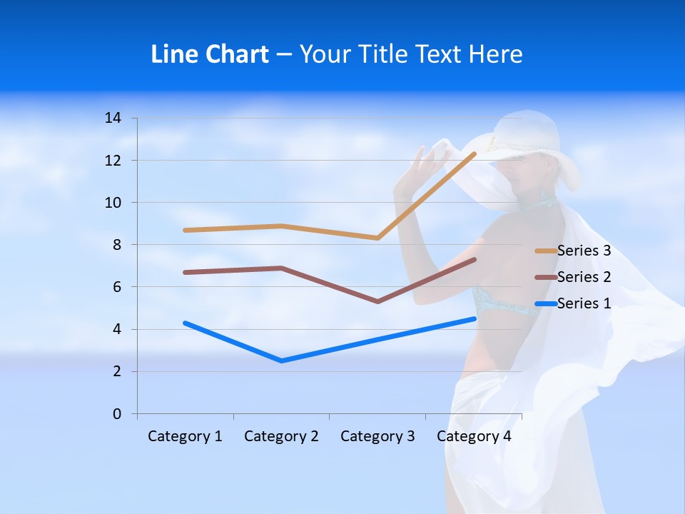 Summer Peaceful Coast PowerPoint Template