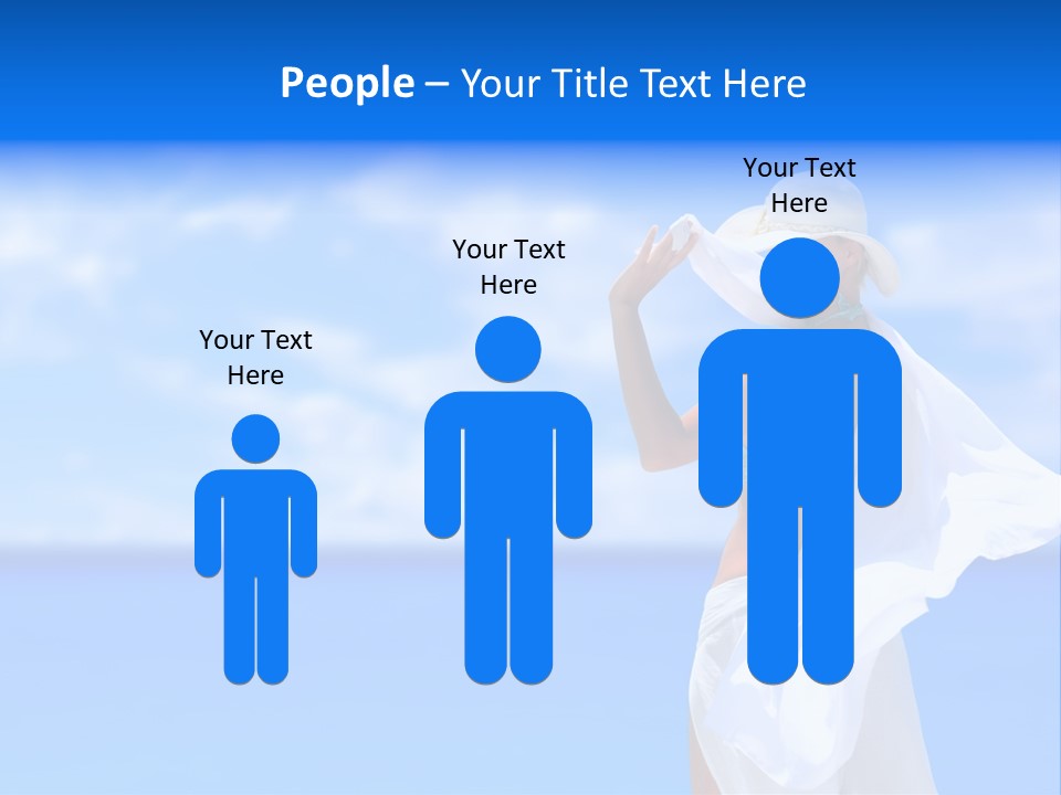 Summer Peaceful Coast PowerPoint Template