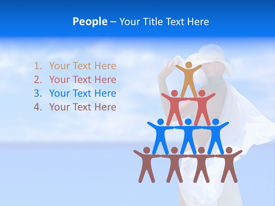 Summer Peaceful Coast PowerPoint Template