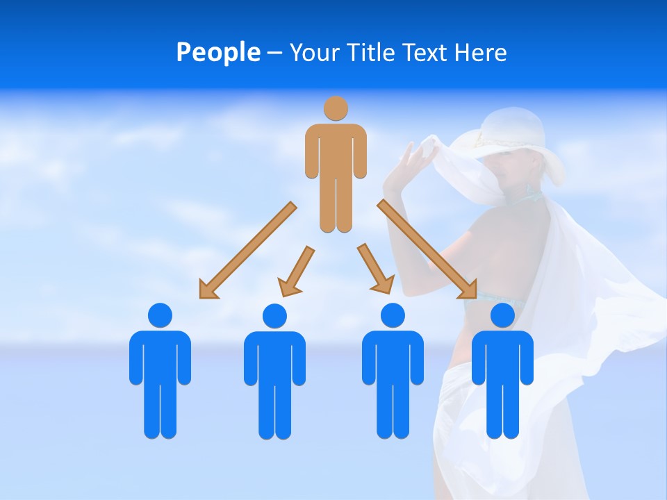 Summer Peaceful Coast PowerPoint Template