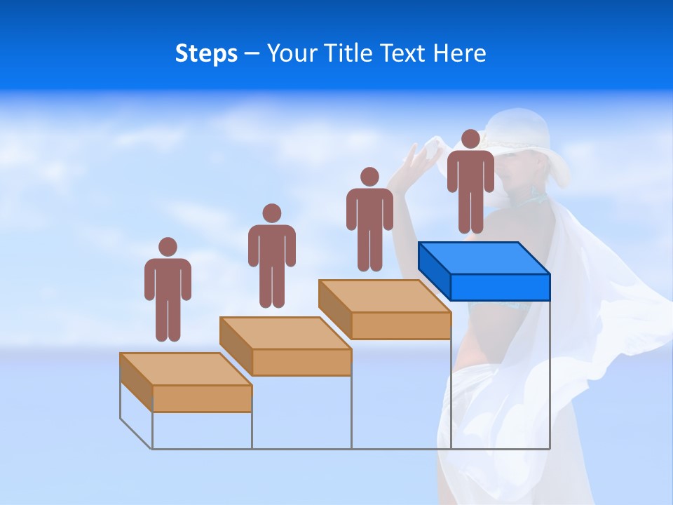 Summer Peaceful Coast PowerPoint Template