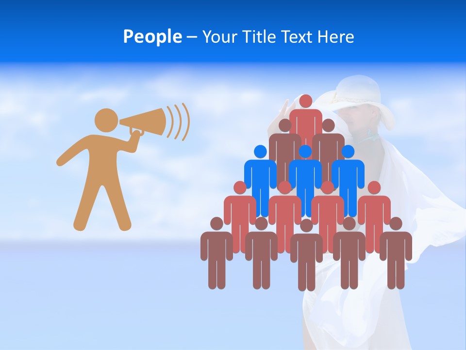 Summer Peaceful Coast PowerPoint Template