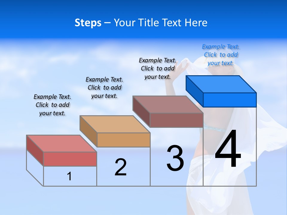 Summer Peaceful Coast PowerPoint Template