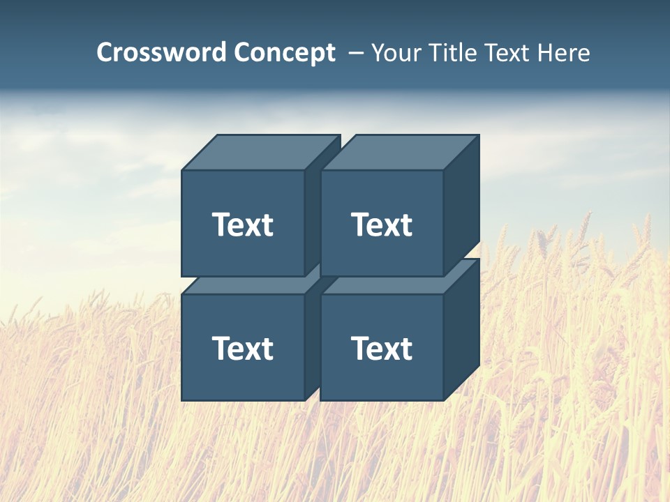 Clear Idyllic Rural PowerPoint Template