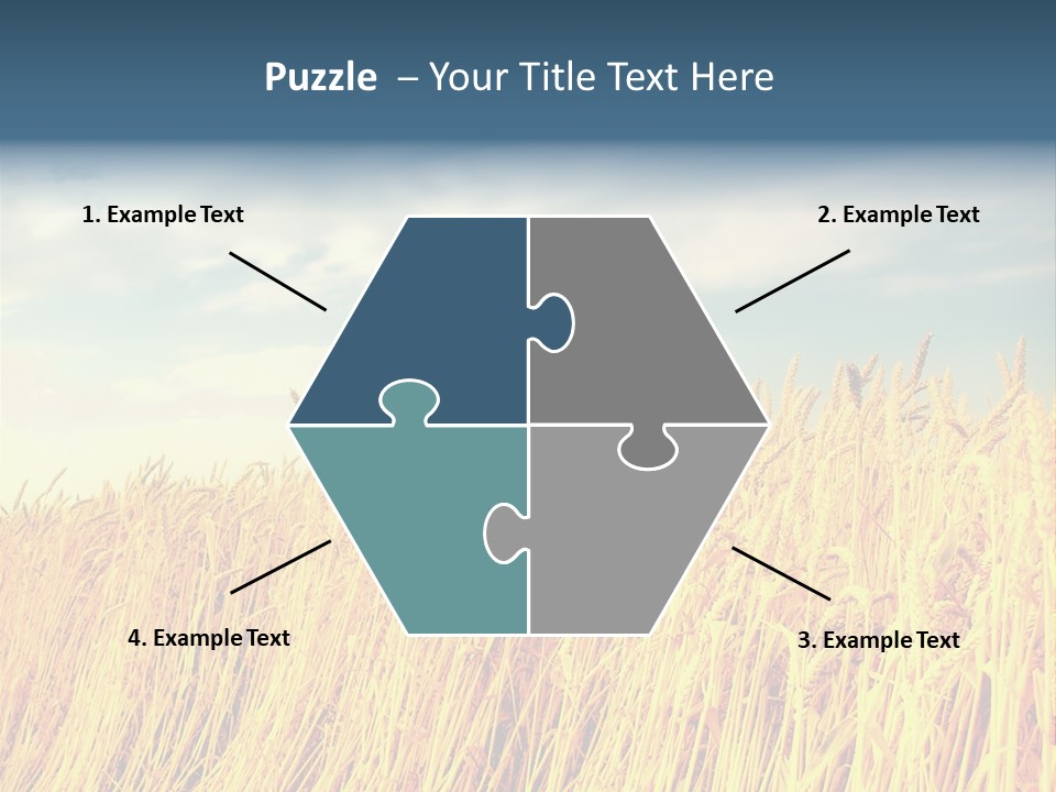 Clear Idyllic Rural PowerPoint Template