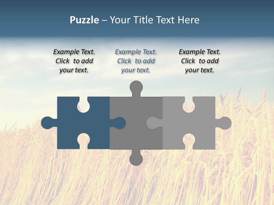 Clear Idyllic Rural PowerPoint Template