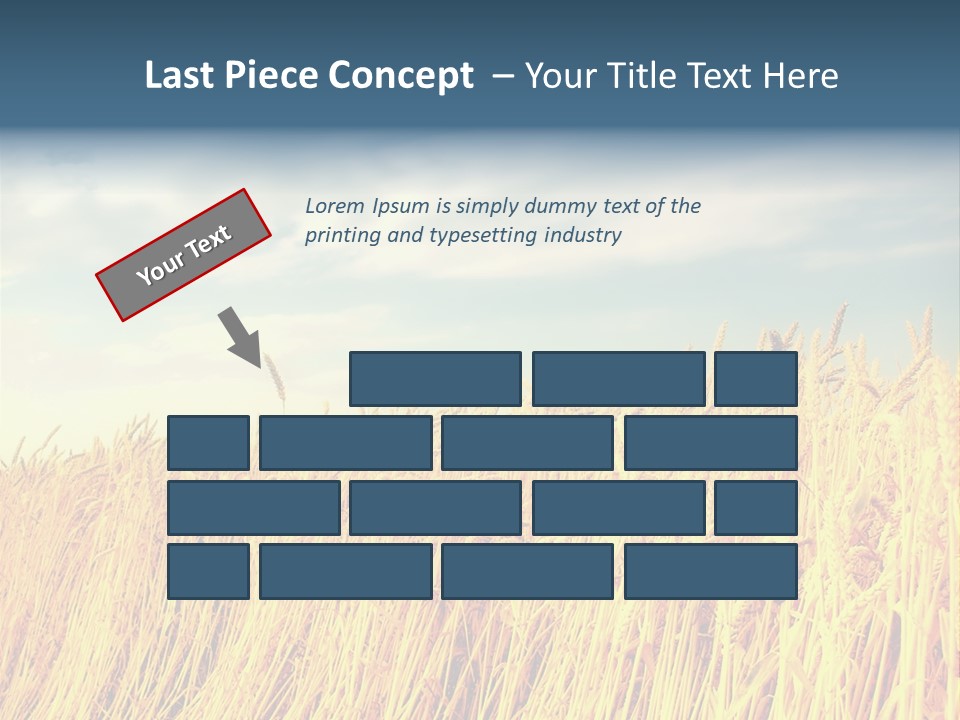 Clear Idyllic Rural PowerPoint Template