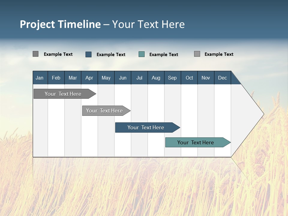 Clear Idyllic Rural PowerPoint Template