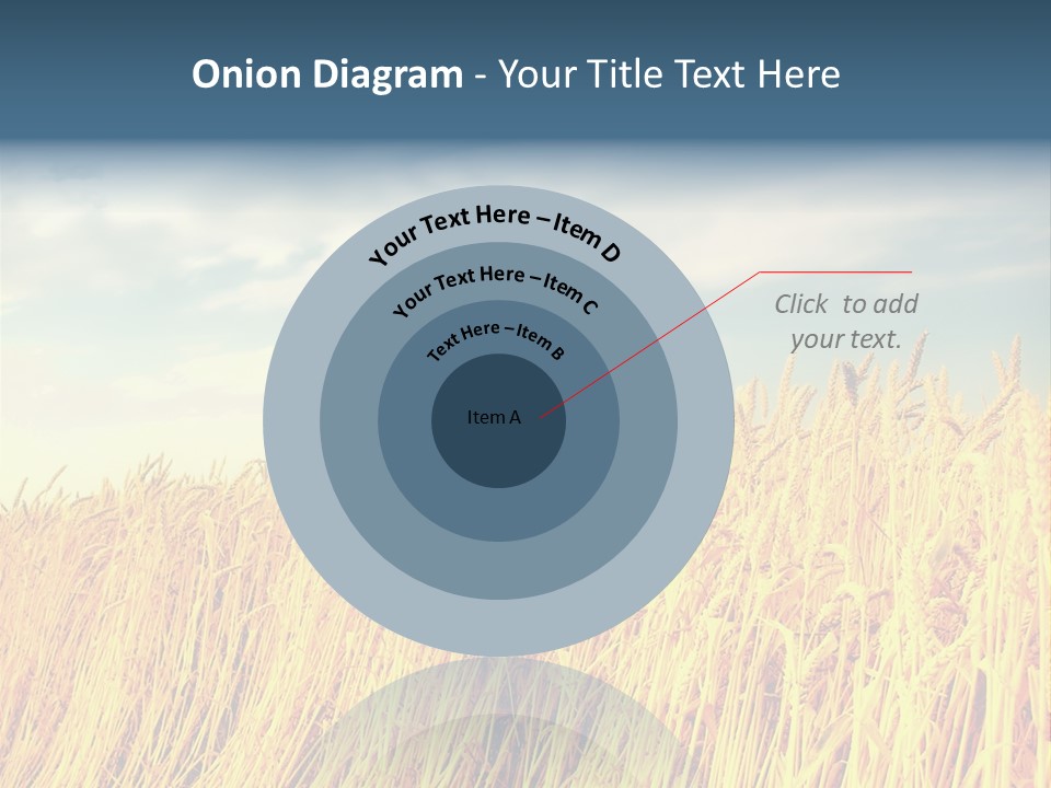 Clear Idyllic Rural PowerPoint Template