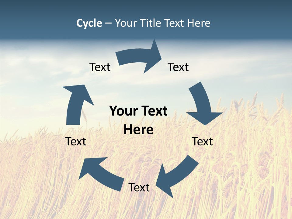 Clear Idyllic Rural PowerPoint Template