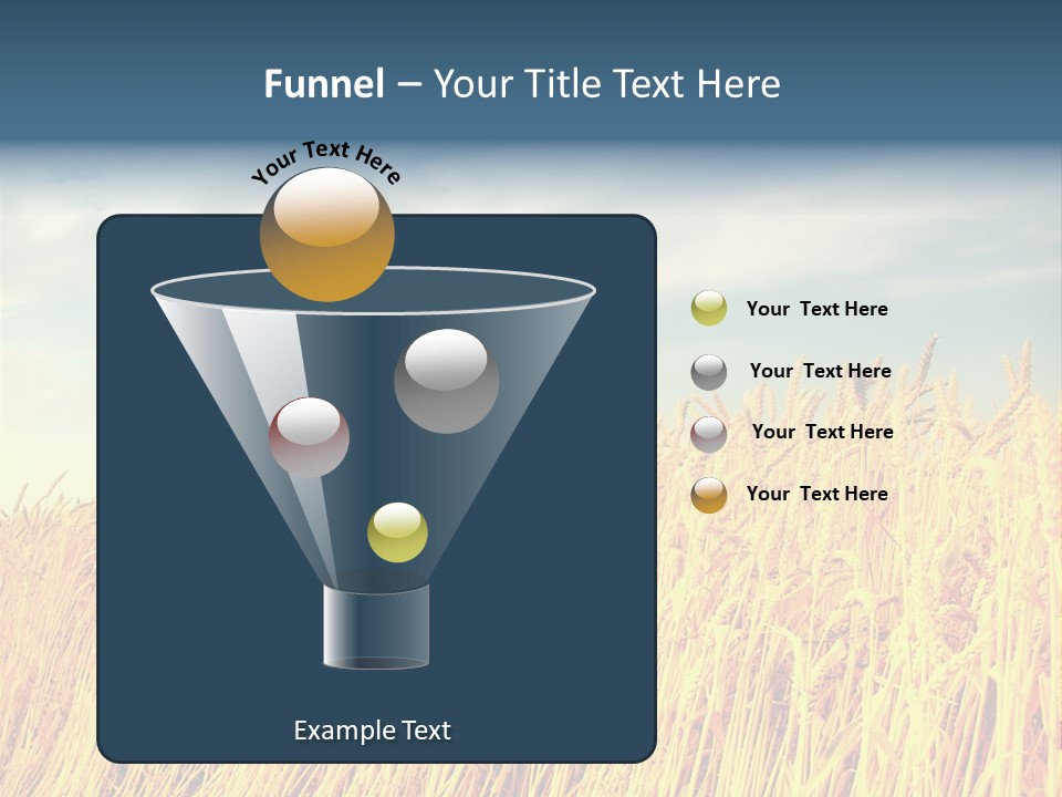Clear Idyllic Rural PowerPoint Template