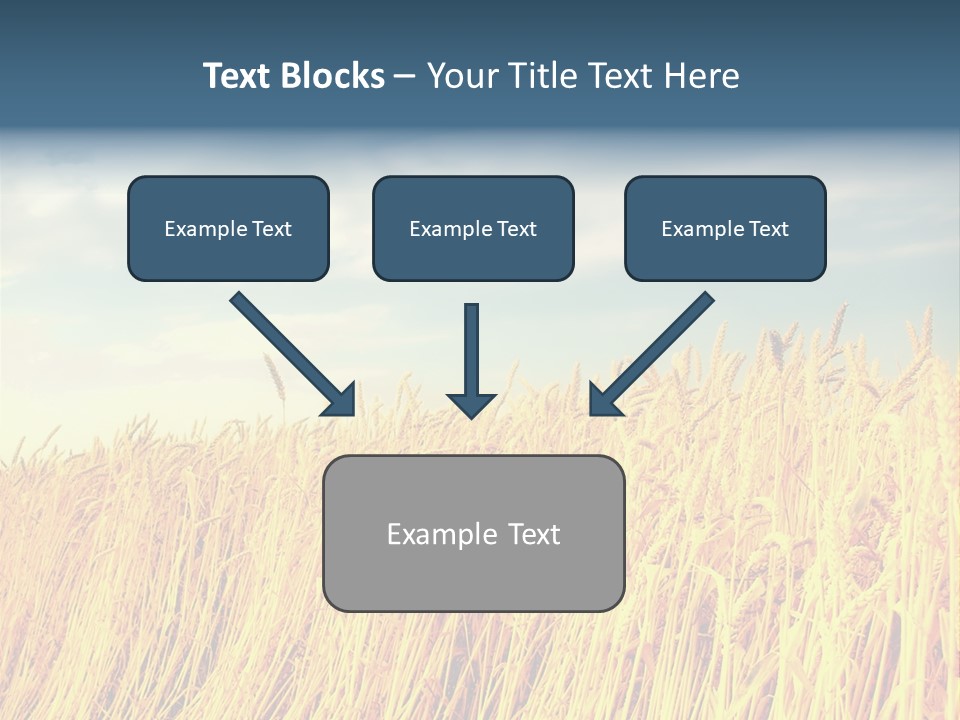 Clear Idyllic Rural PowerPoint Template