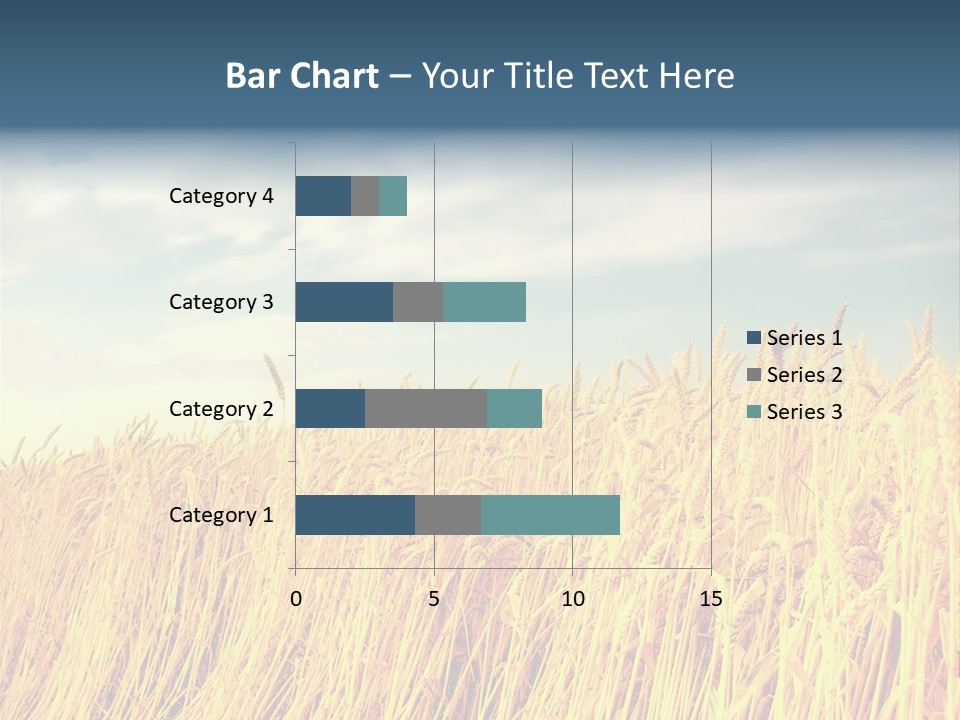 Clear Idyllic Rural PowerPoint Template