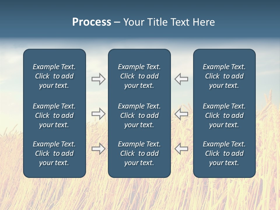 Clear Idyllic Rural PowerPoint Template