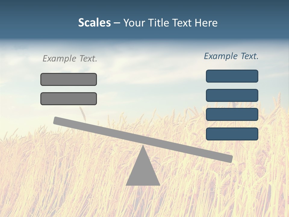 Clear Idyllic Rural PowerPoint Template