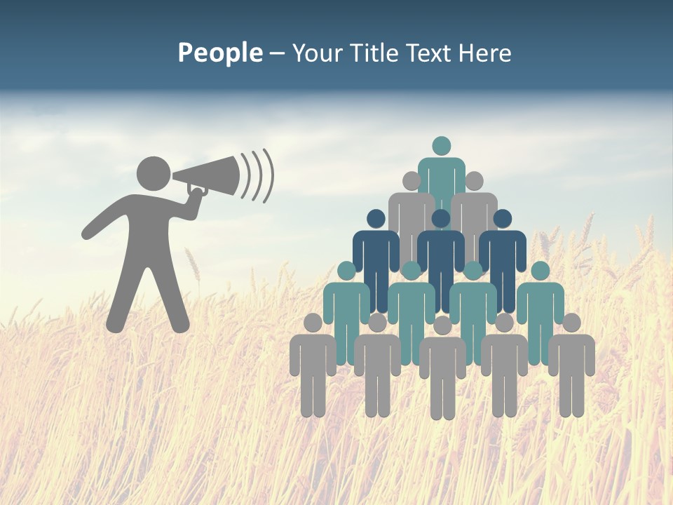 Clear Idyllic Rural PowerPoint Template