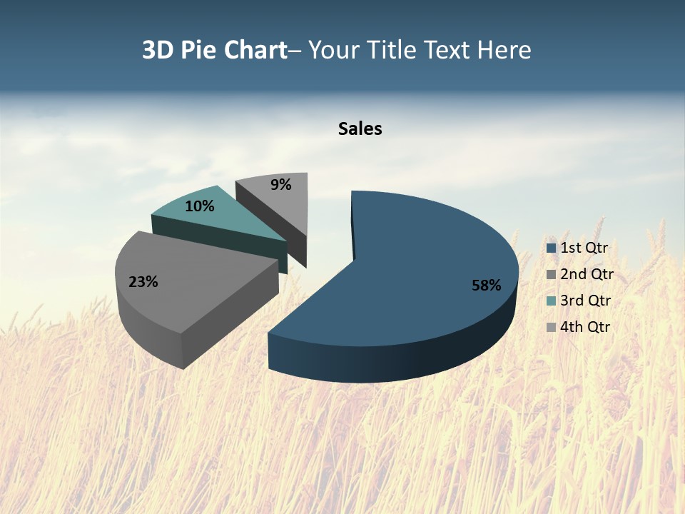 Clear Idyllic Rural PowerPoint Template