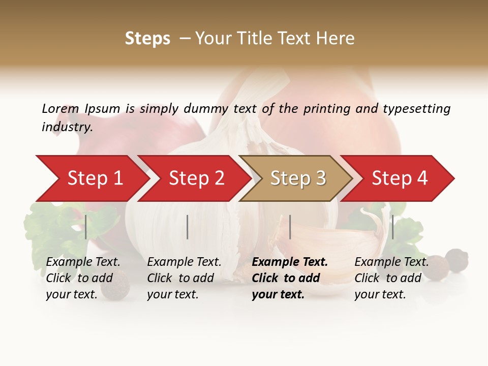 Onion Garlic PowerPoint Template