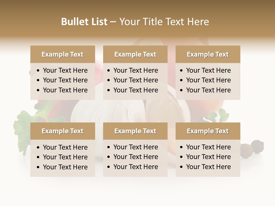 Onion Garlic PowerPoint Template