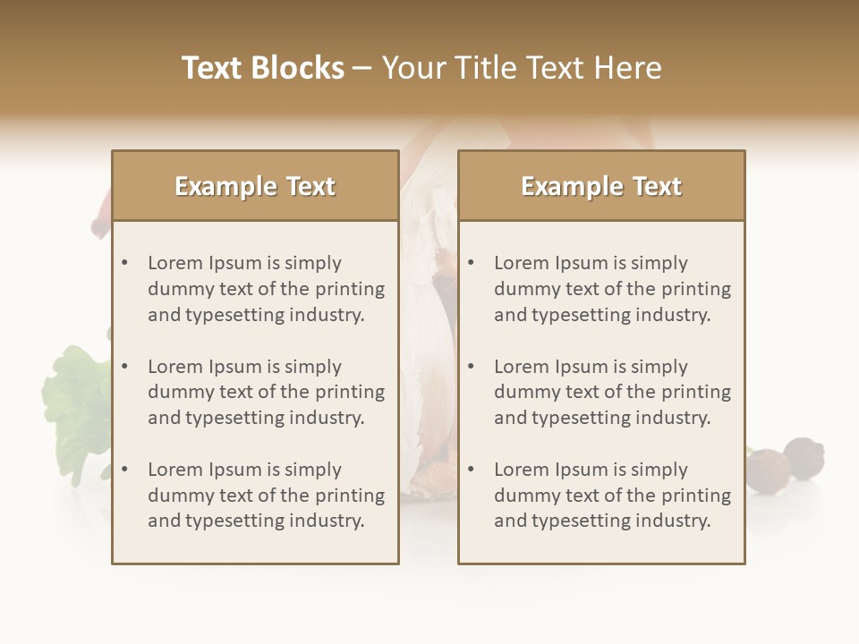 Onion Garlic PowerPoint Template