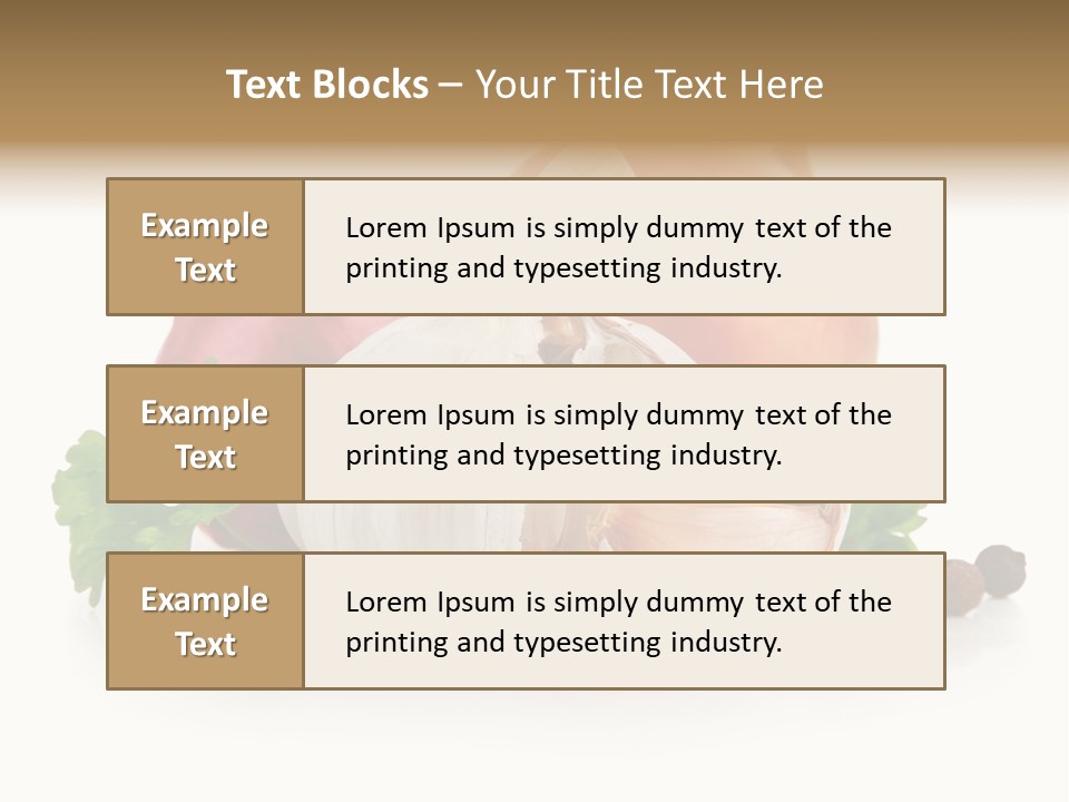 Onion Garlic PowerPoint Template