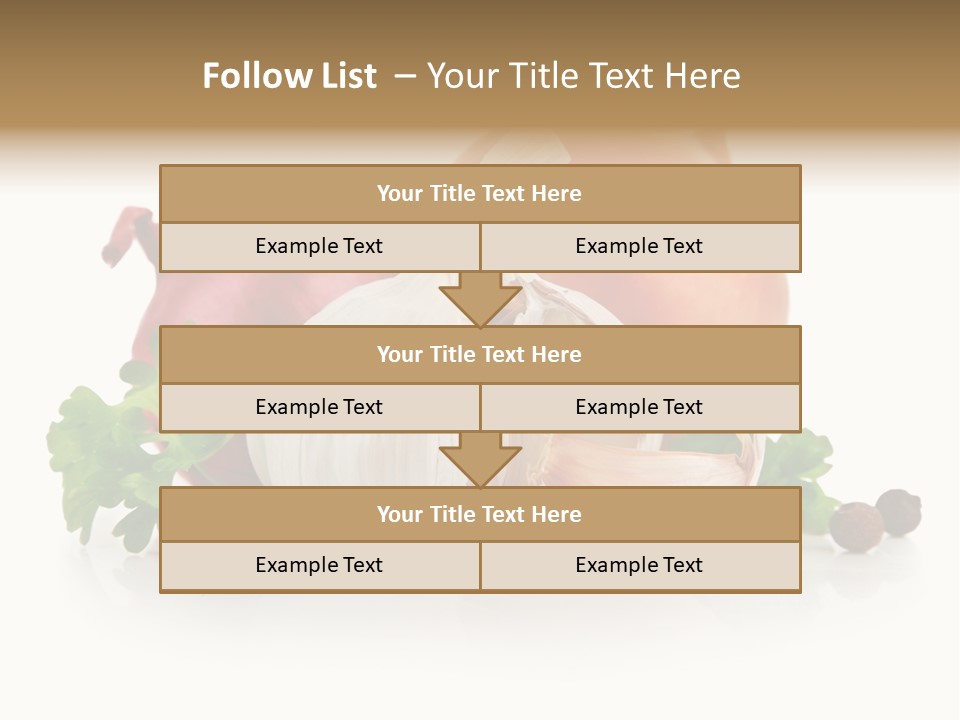 Onion Garlic PowerPoint Template