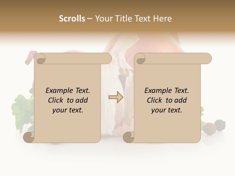 Onion Garlic PowerPoint Template